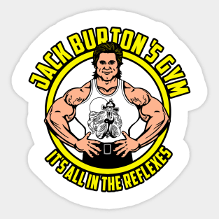 Jack Burton's gym Sticker